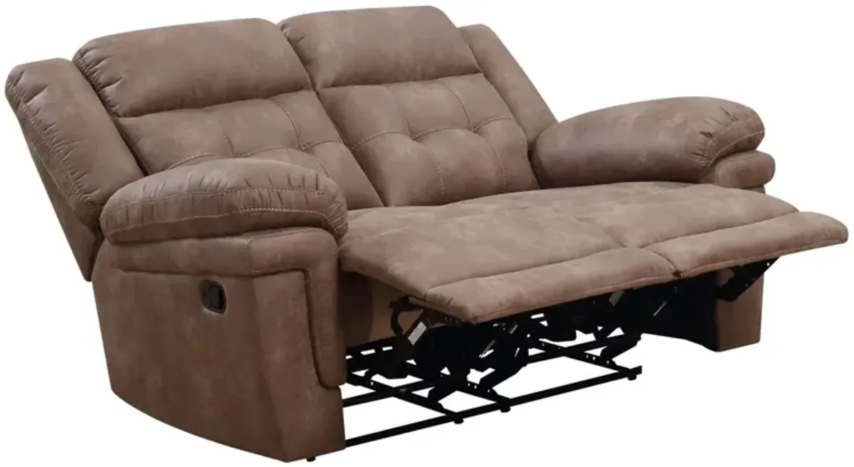 Steve Silver Anastasia Manual Reclining Loveseat Cocoa