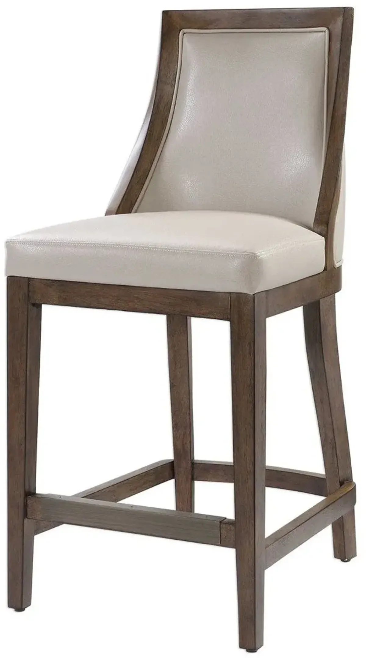 Uttermost Purcell Cappuccino Counter-Height Stool