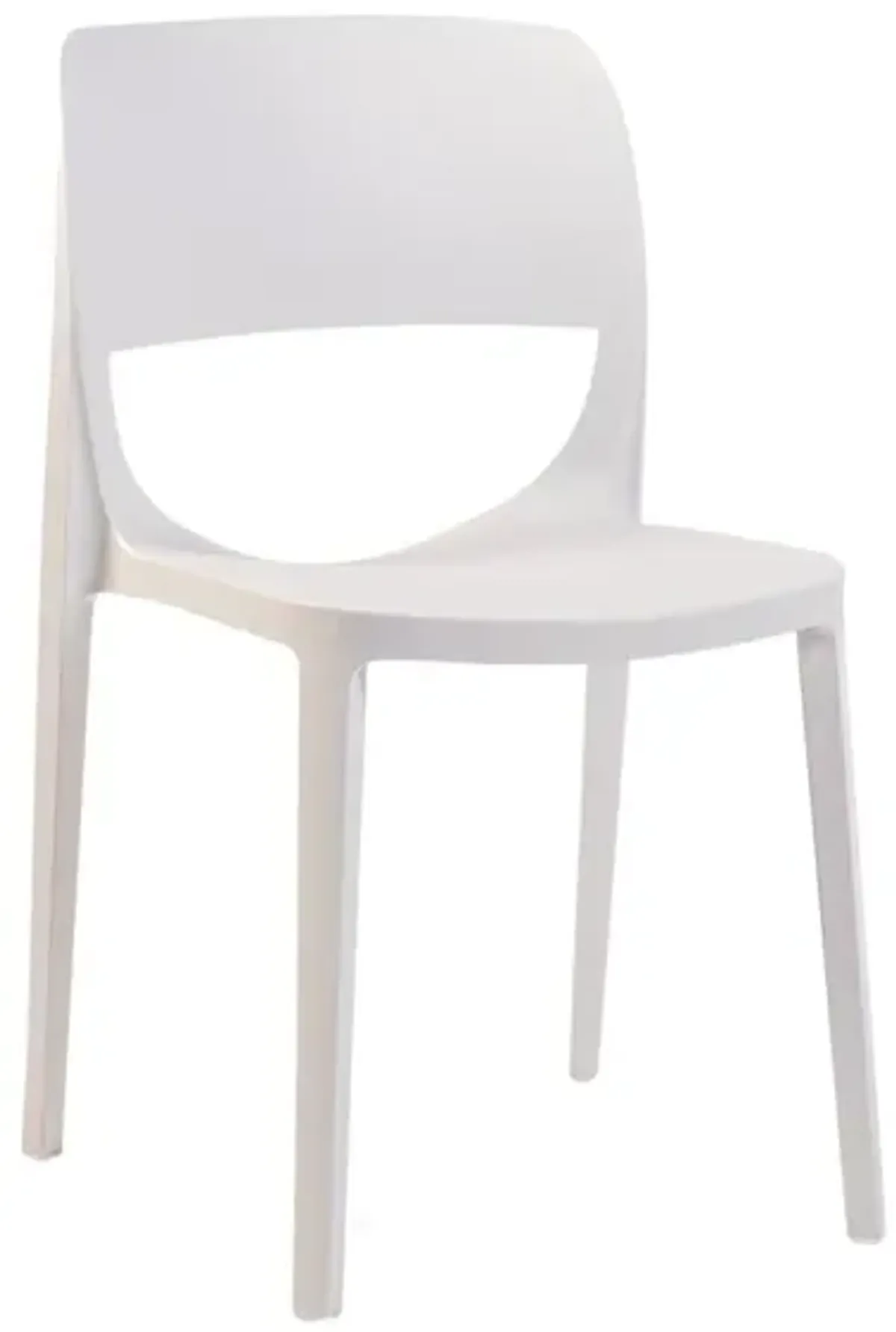 OUTDOOR BELLA SIDE CHAIR IN WHITE