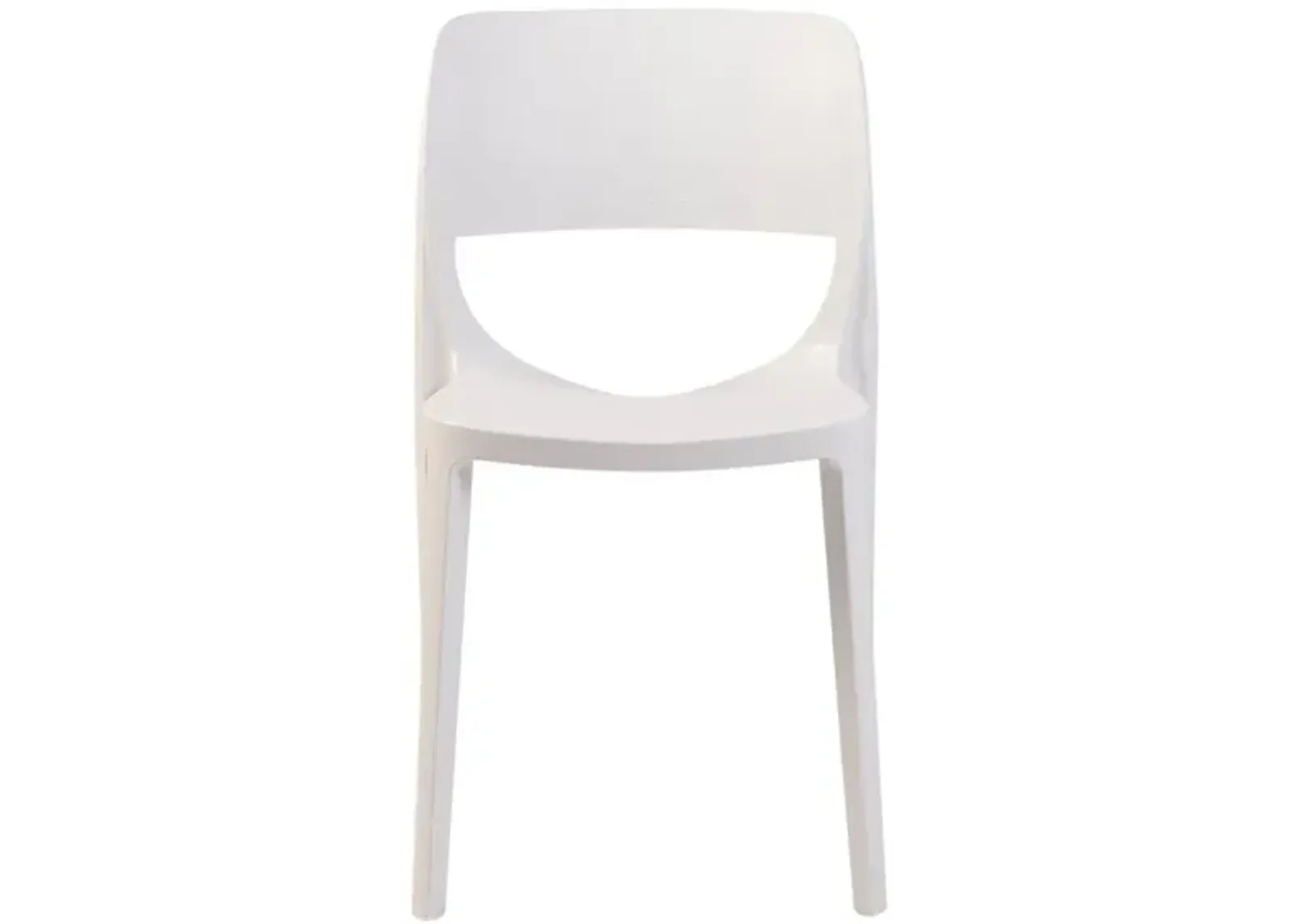 Rainbow Outdoor Bella Side Chair in White