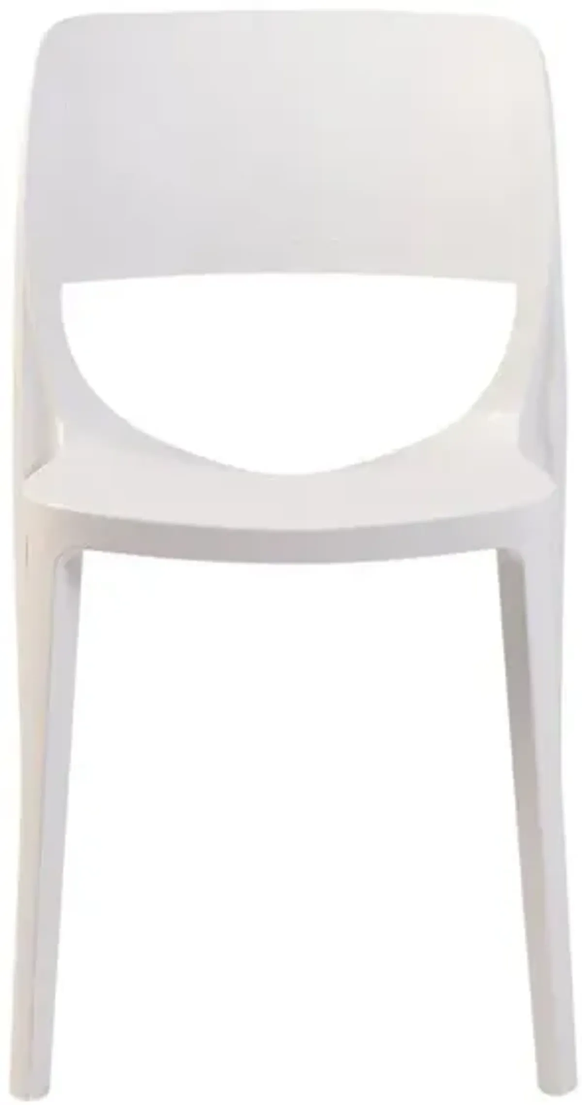 OUTDOOR BELLA SIDE CHAIR IN WHITE