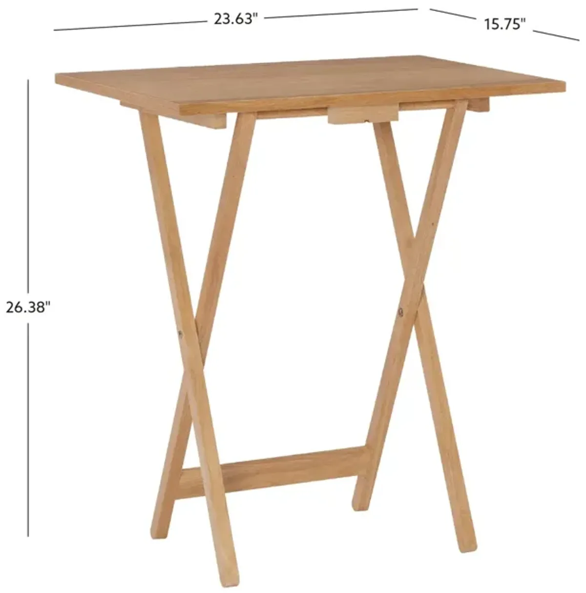 Powell Tannan Natural Tray Tables