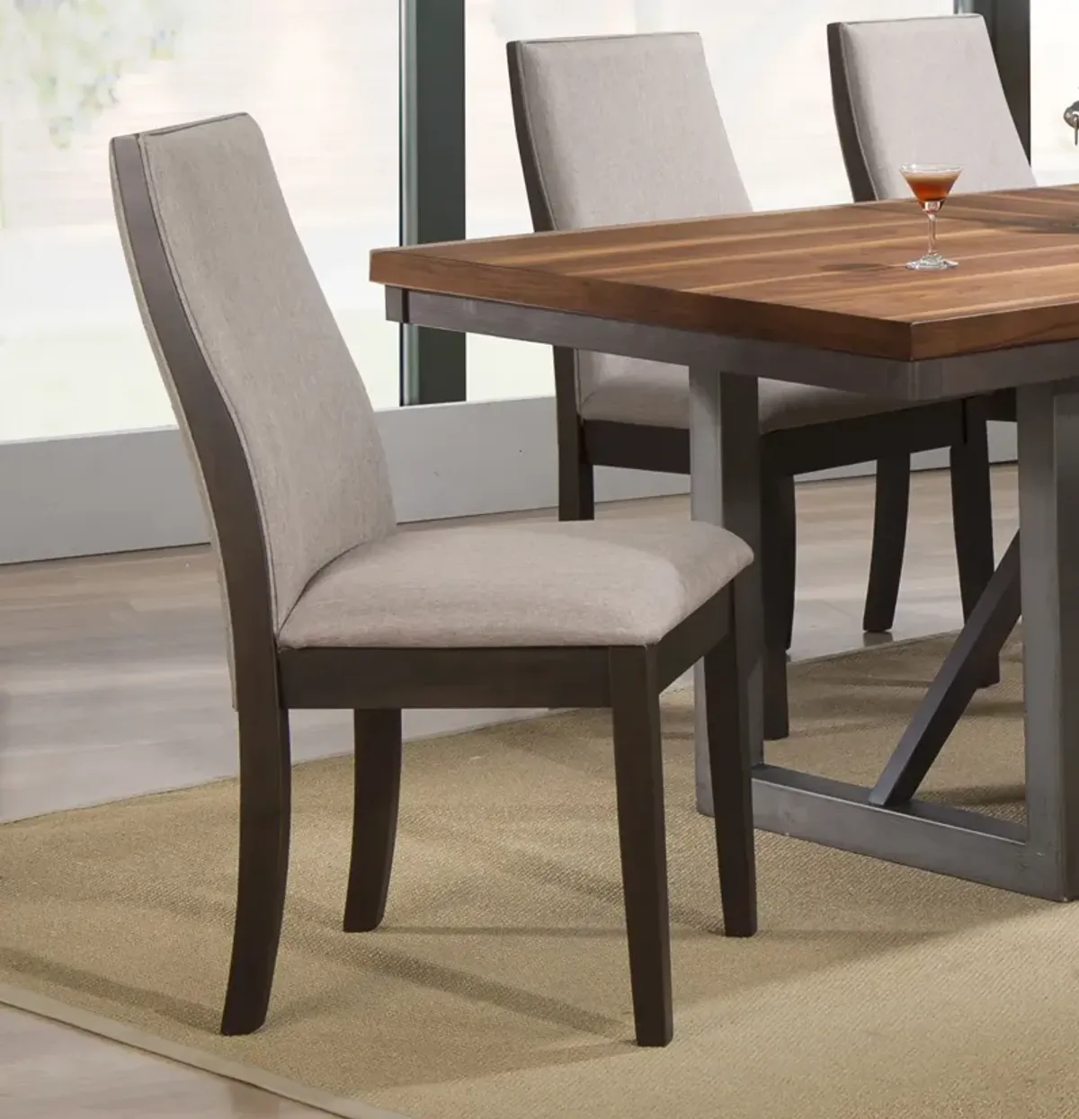 Coaster Spring Creek Upholstered Dining Chair Taupe