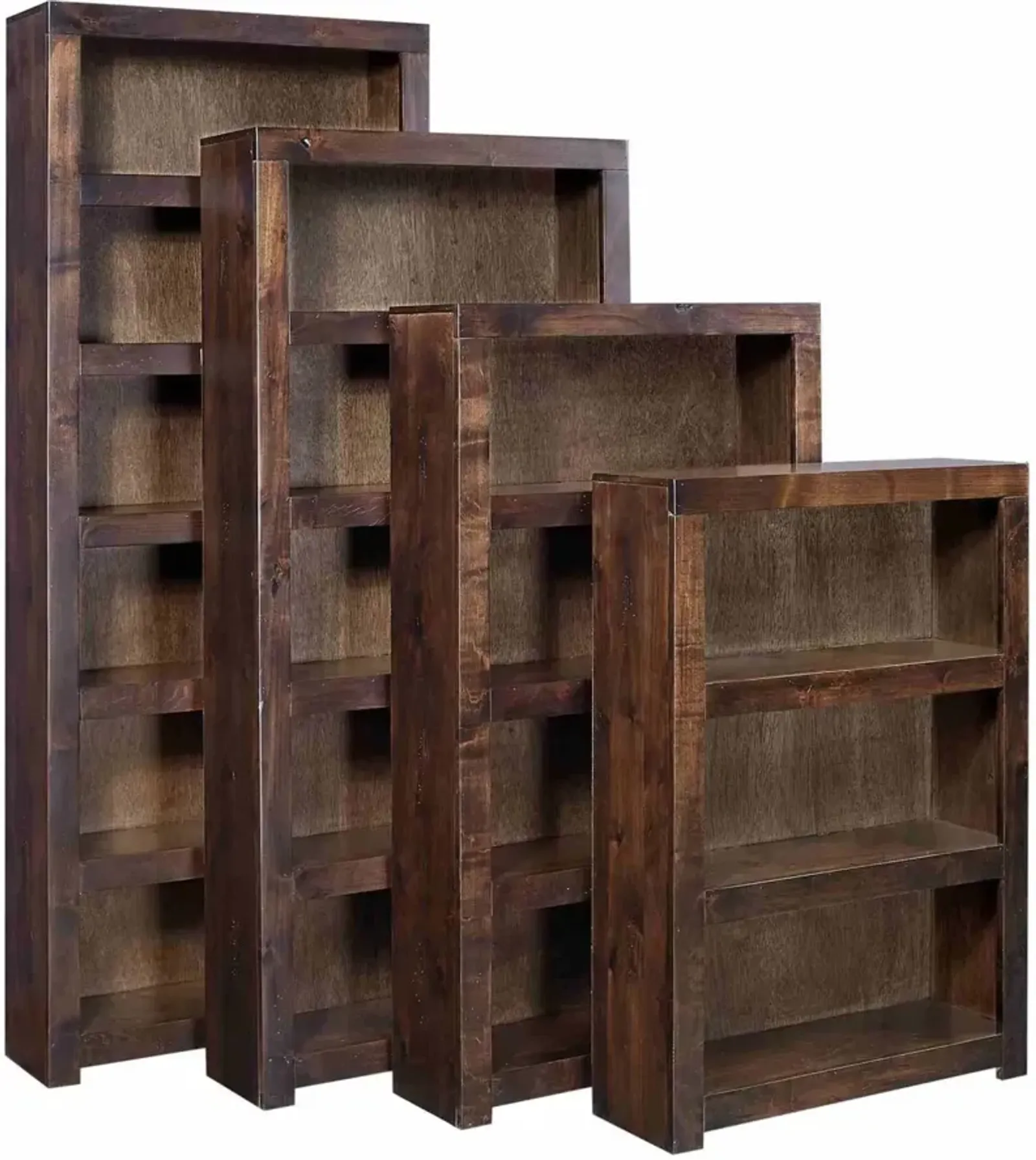 Aspenhome Lifestyle Tobacco 84 Inch Bookcases