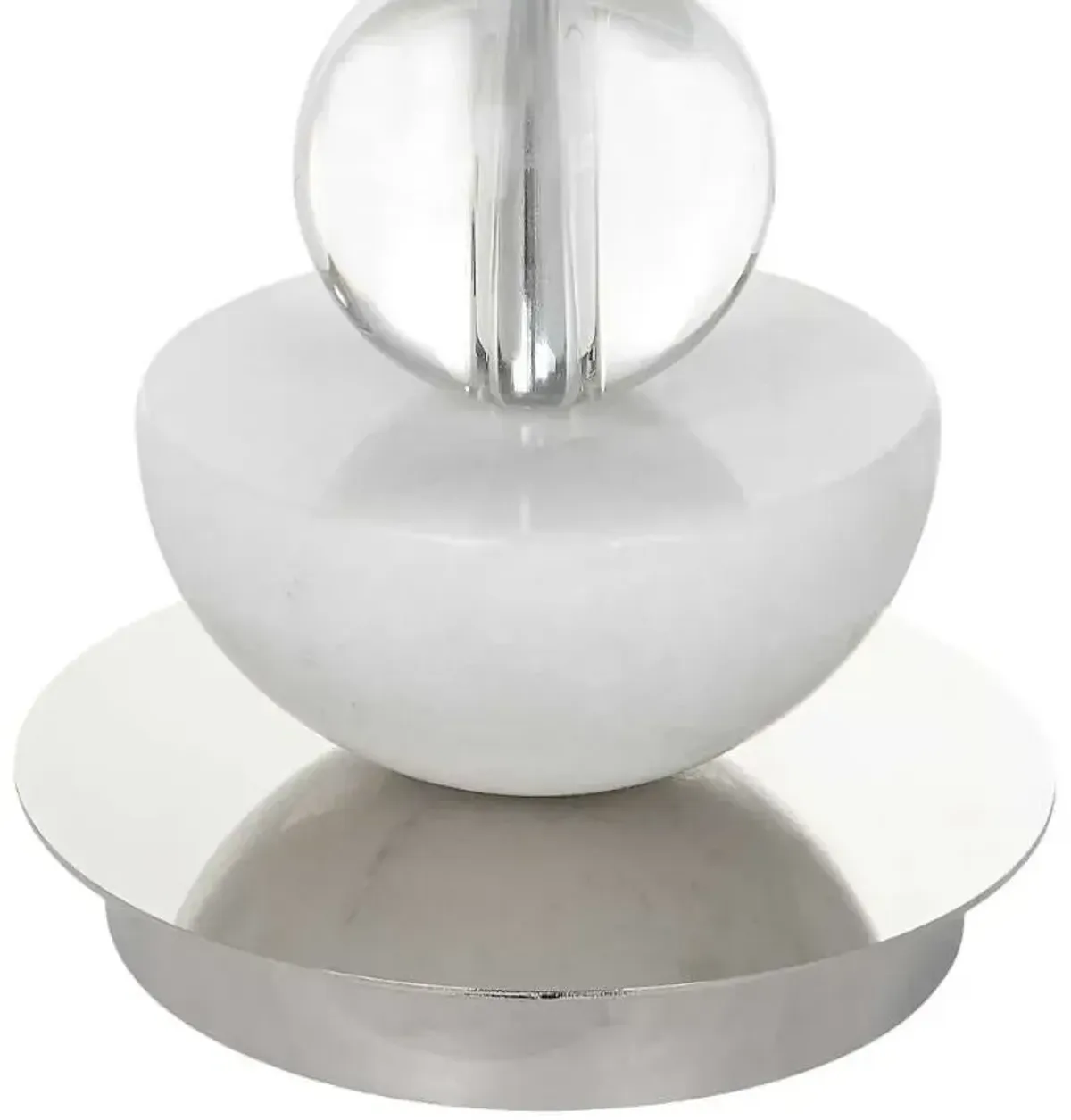 Uttermost Exposition Nickel/White Buffet Lamp