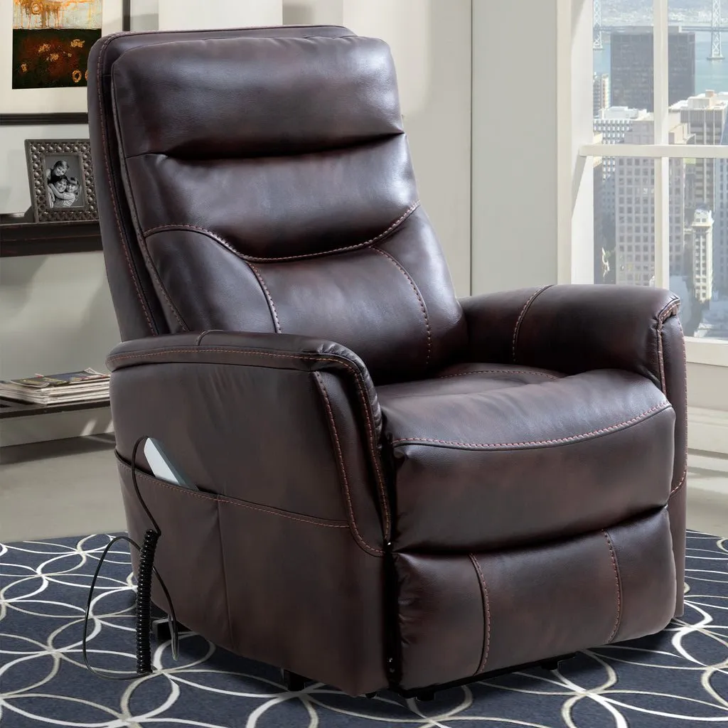 GEMINI TRUFFLE POWER LIFT RECLINER WITH ARTICULATING HEADREST