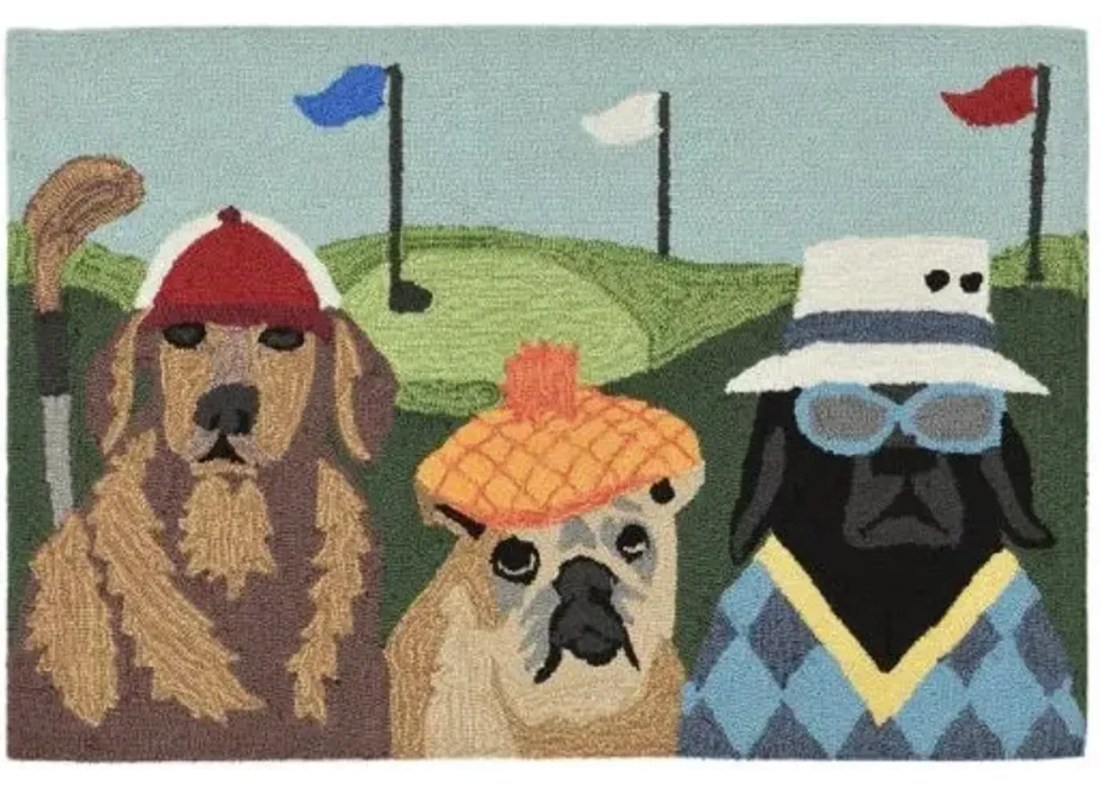 Trans Ocean Frontporch Putts & Mutts Doormat