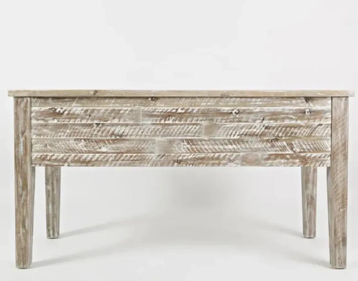 Jofran Artisan's Craft Writing Desk Washed Grey