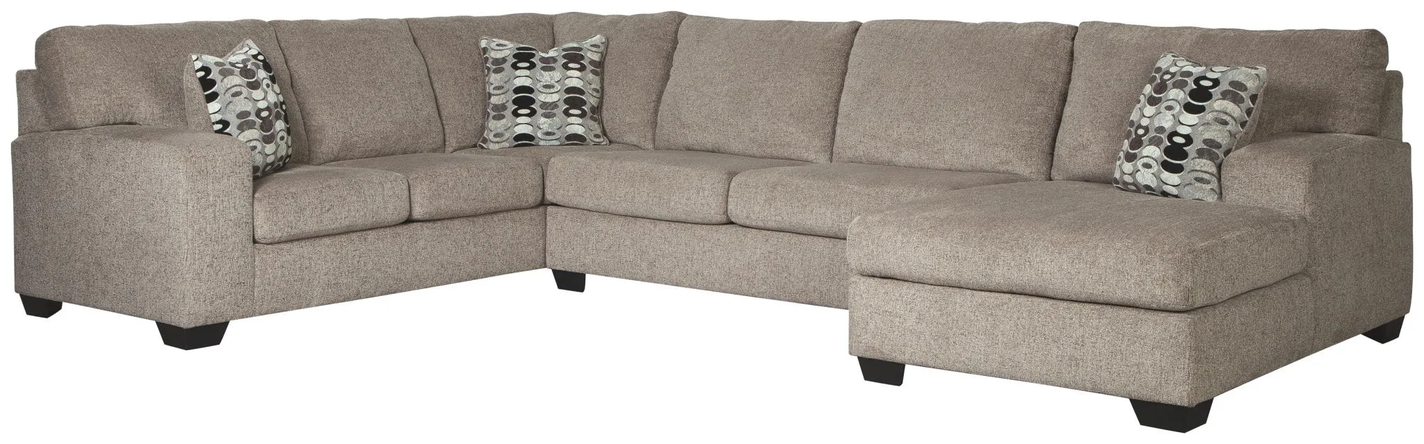 BALLINASLOE 3-PIECE SECTIONAL WITH CHAISE PLATINUM SIGNATURE DESIGN