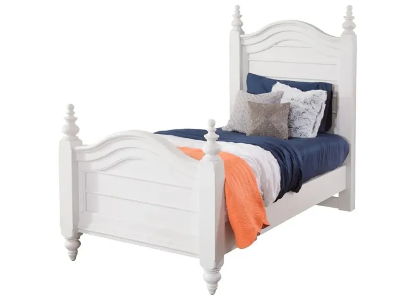 American Woodcrafters Rodanthe Twin Panel Bed Complete