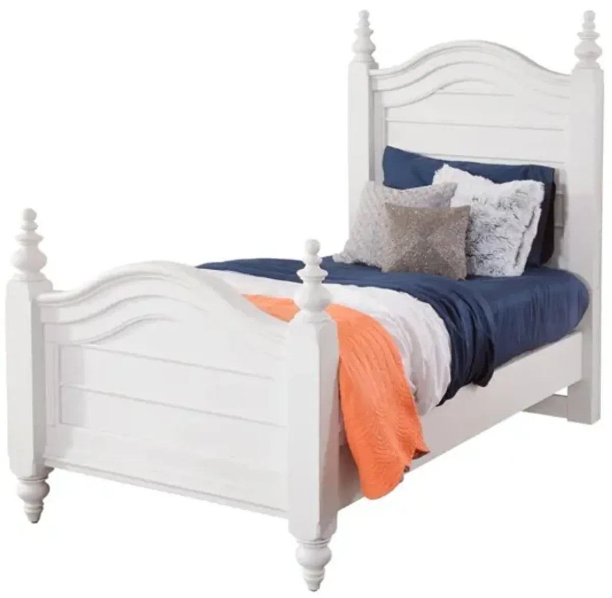 American Woodcrafters Rodanthe Twin Panel Bed Complete