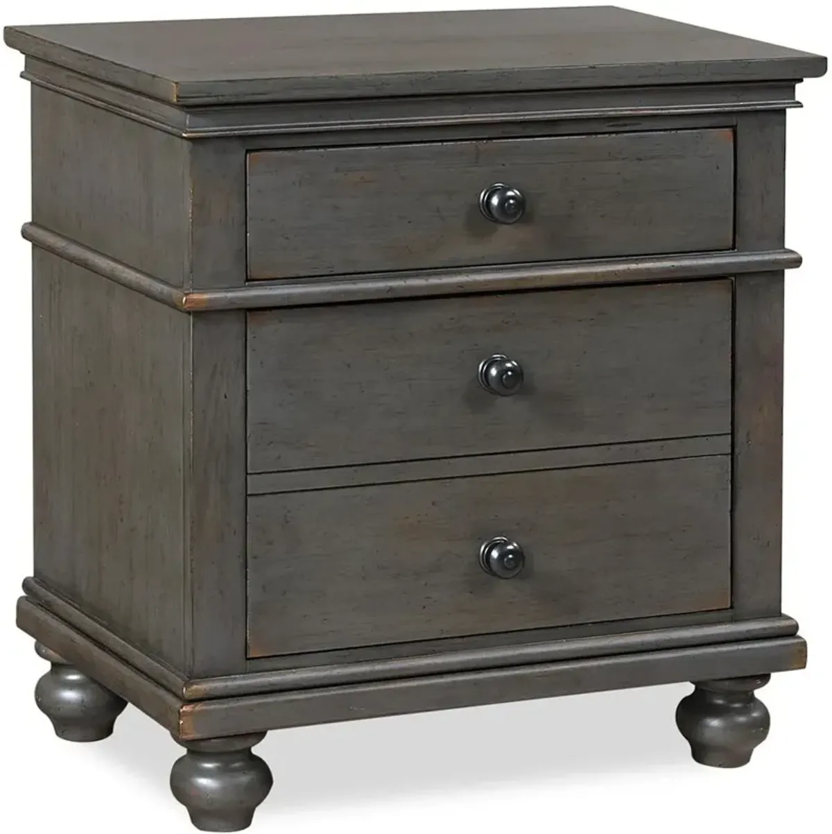 Aspenhome Oxford Peppercorn 2-Drawer Nightstand