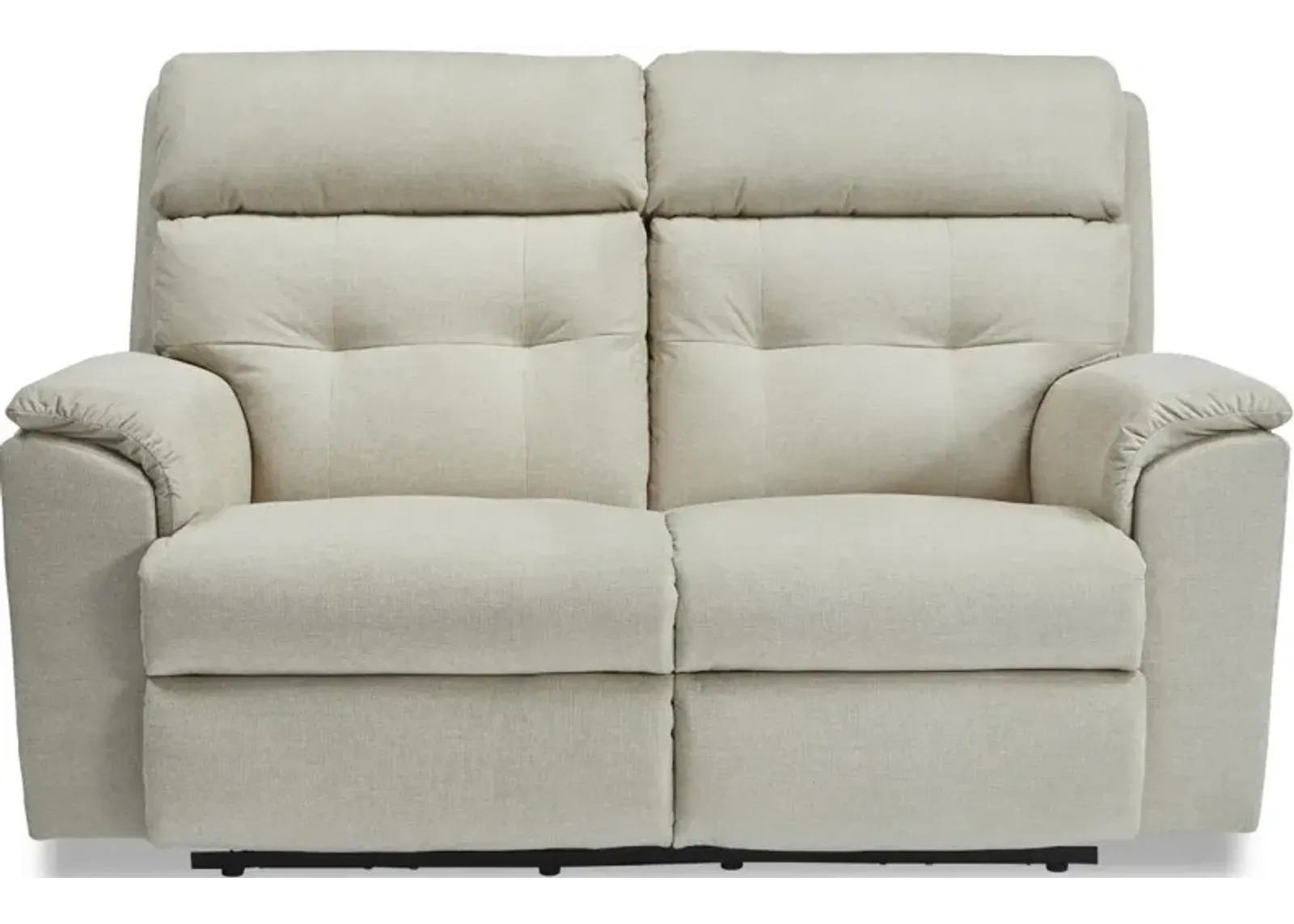 Flexsteel Mason Cashmere Power Reclining Loveseat with Power Headrests