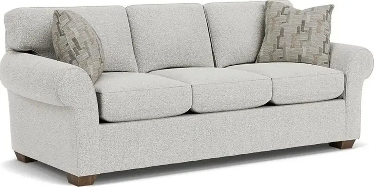 Flexsteel Vail Silver Glacier Sofa