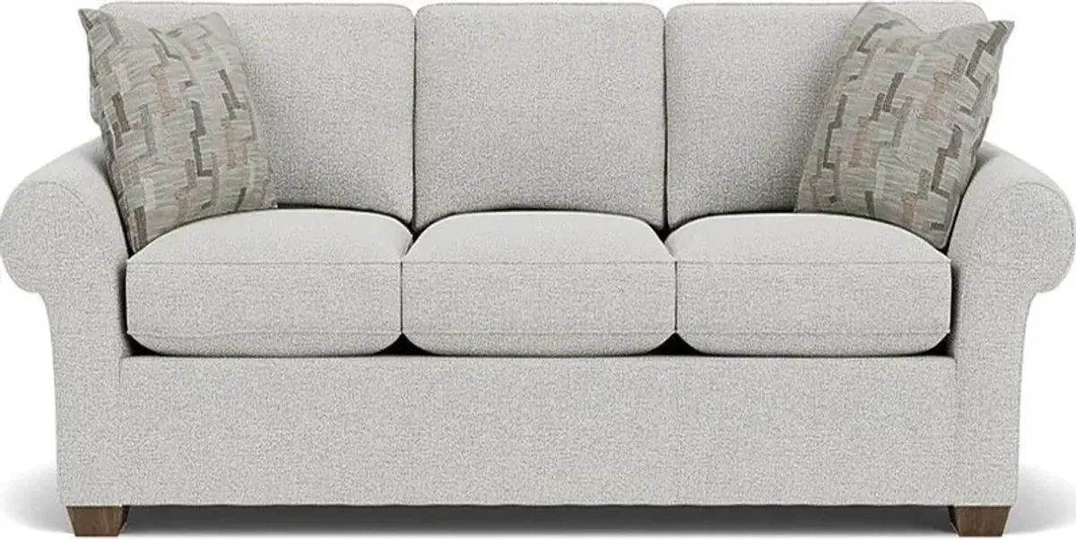 Flexsteel Vail Silver Glacier Sofa