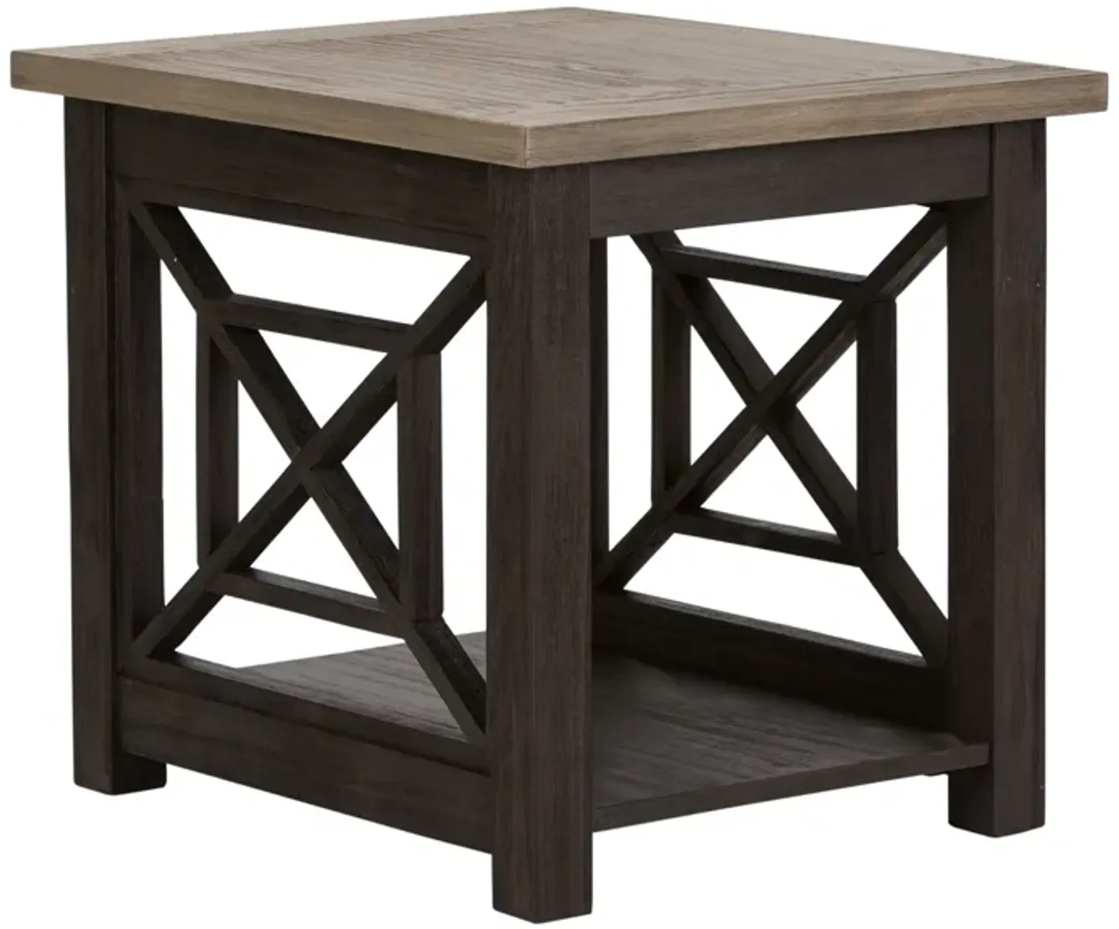 Liberty Furniture 3-Piece Set 1 Cocktail, 2 End Tables Heatherbrook