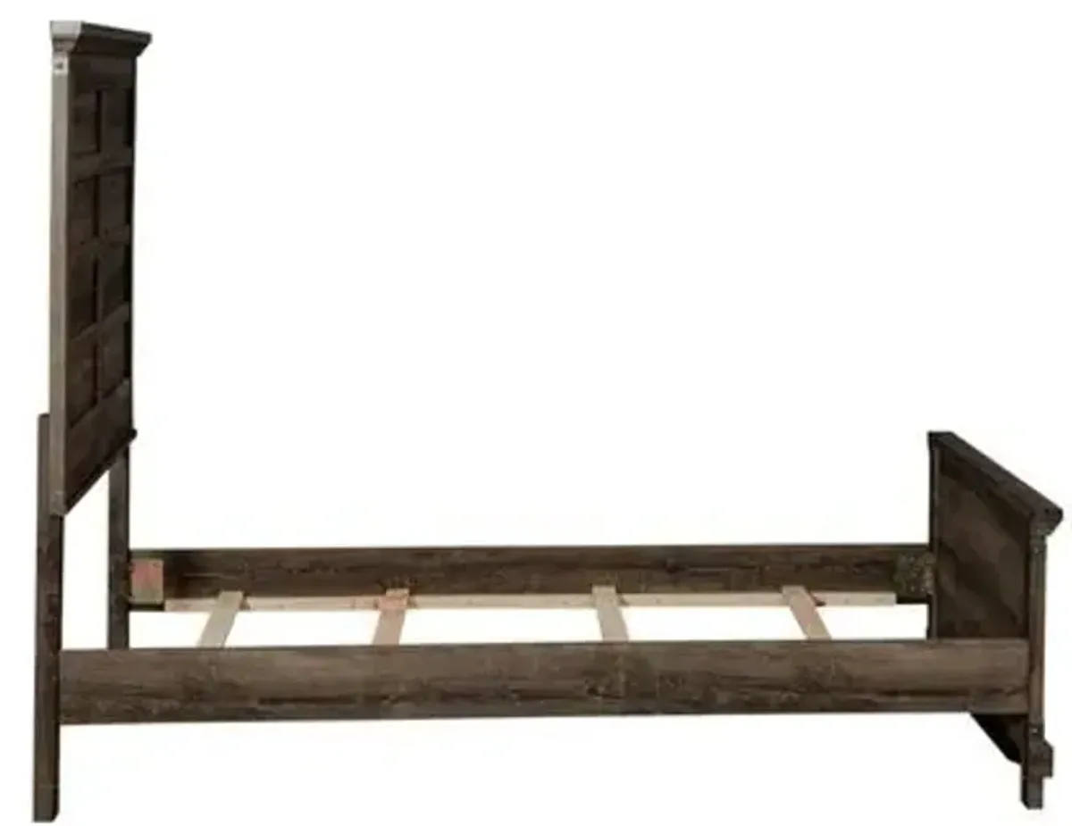 Liberty Furniture Country Comfort Reclaimed Wood-Style Bed Frame