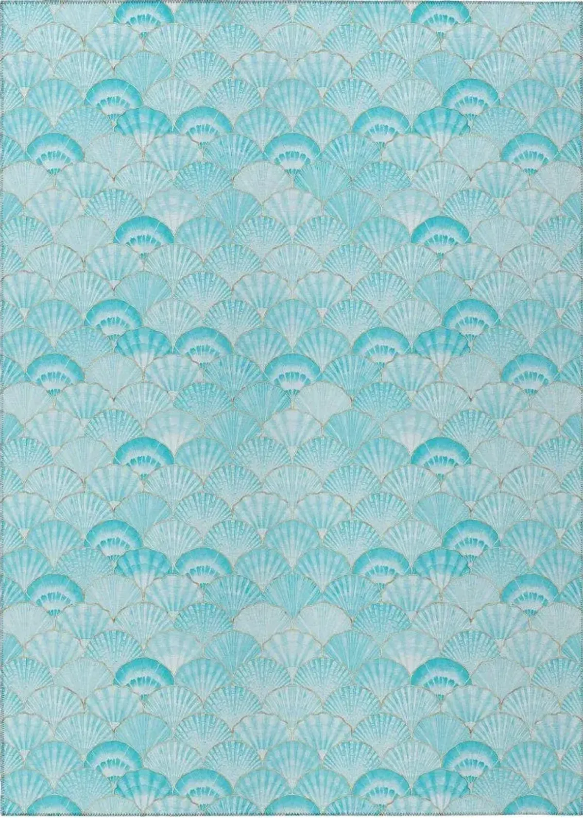 Dalyn Serene Oasis Coastal Seashell Vignette 5'X8' Area Rug