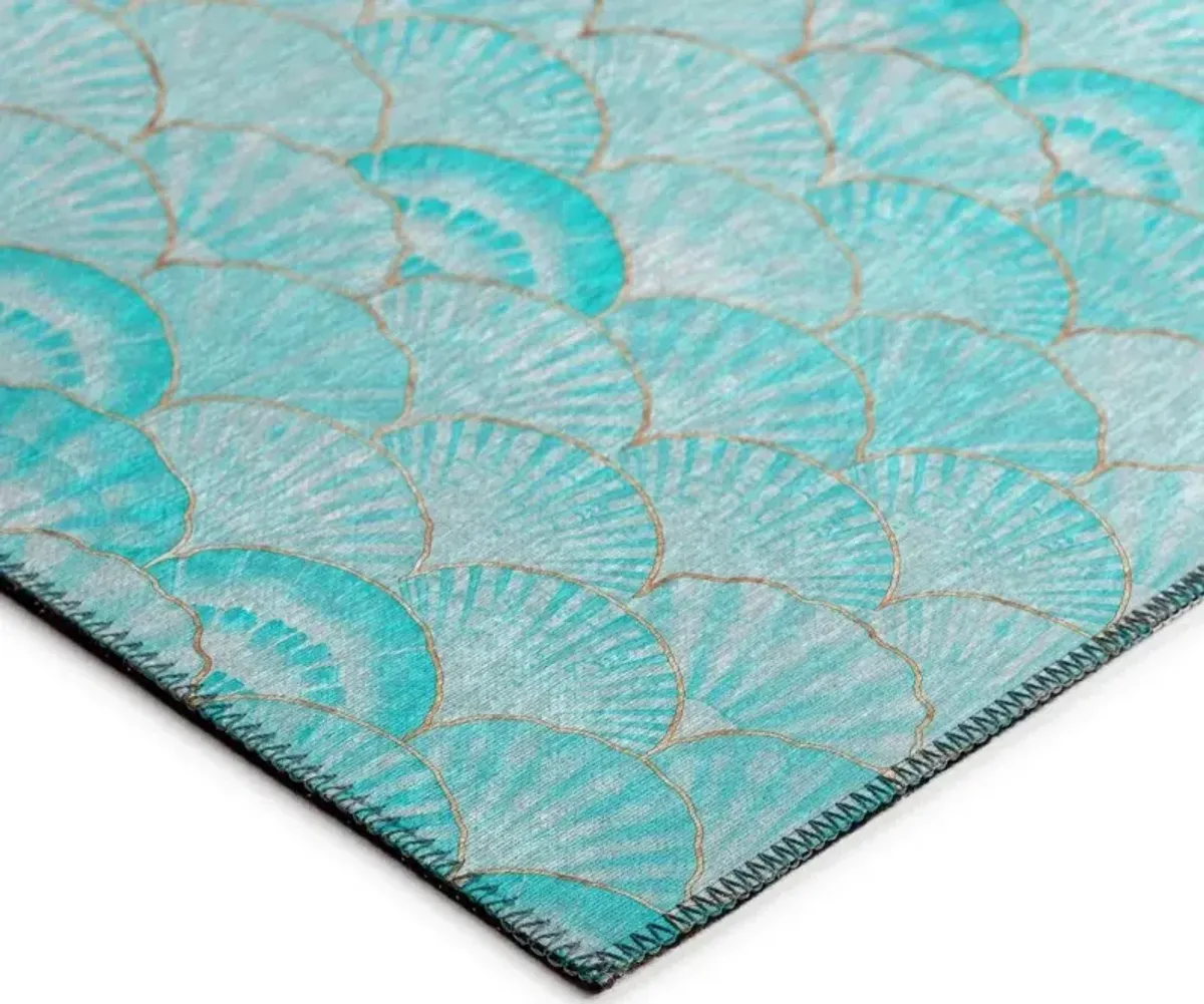 Dalyn Serene Oasis Coastal Seashell Vignette 5'X8' Area Rug