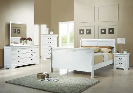 LOUIS PHILIPPE FULL BED WHITE