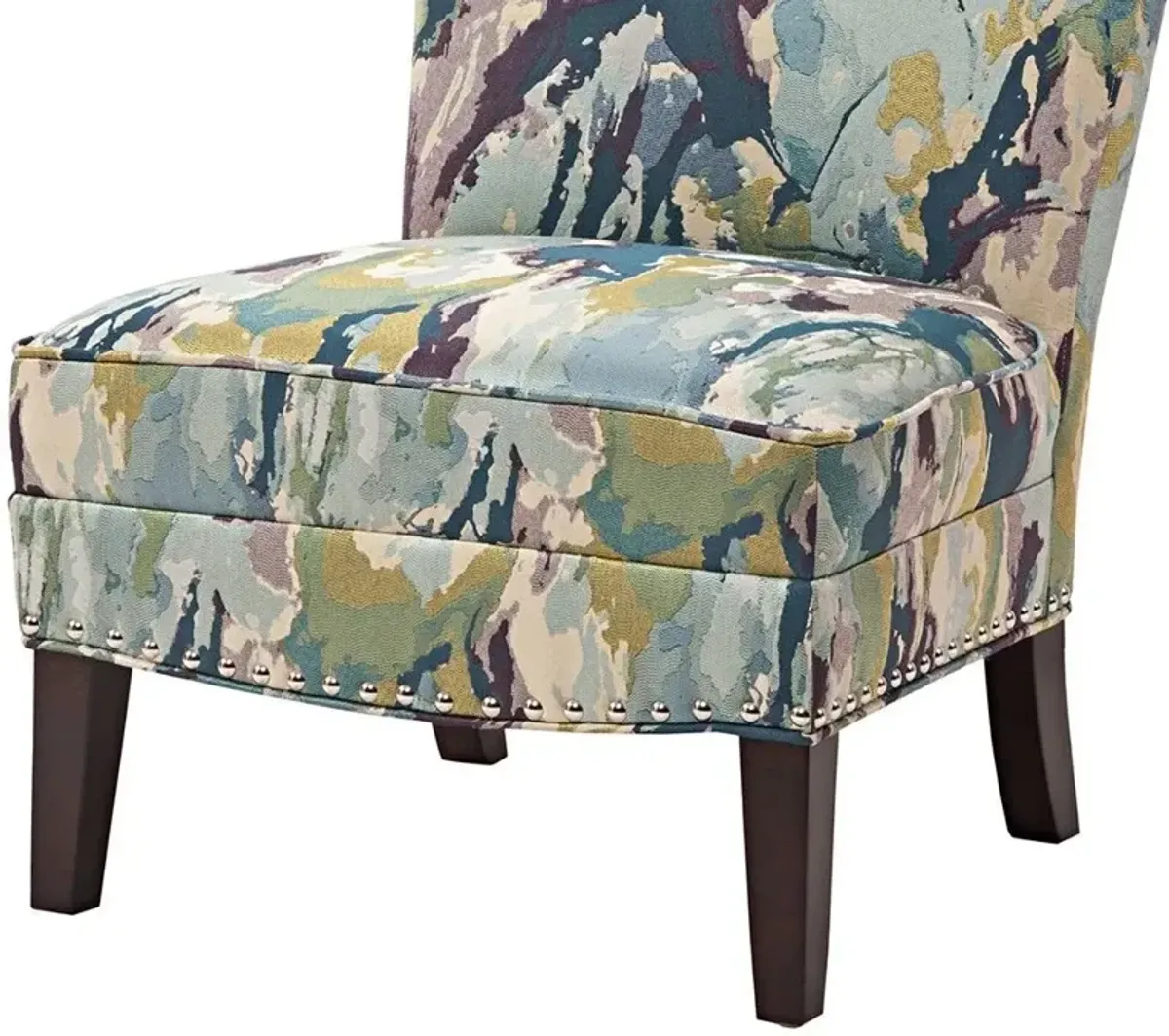 Olliix Madison Park Multi Hayden Slipper Accent Chair