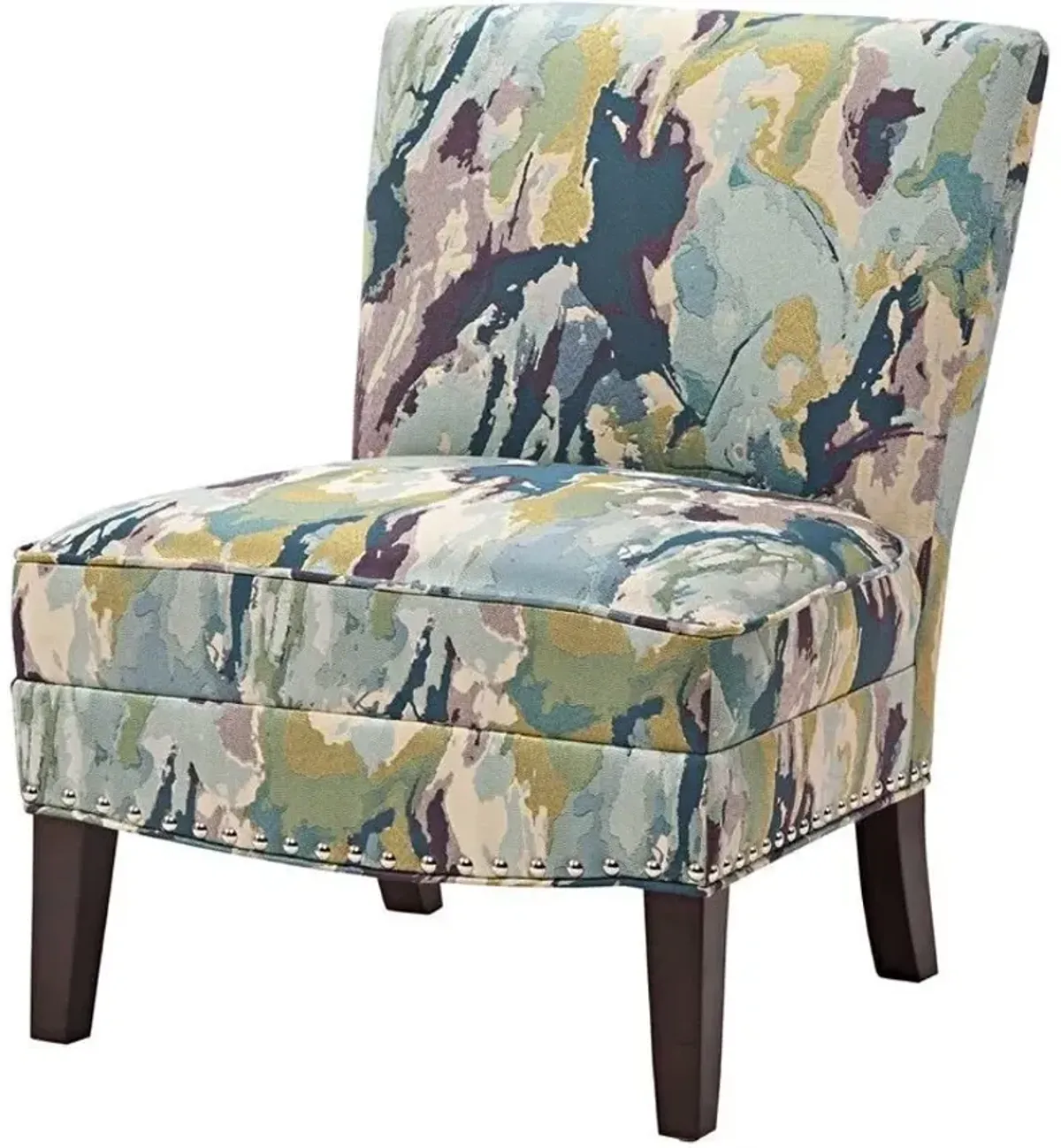 Olliix Madison Park Multi Hayden Slipper Accent Chair