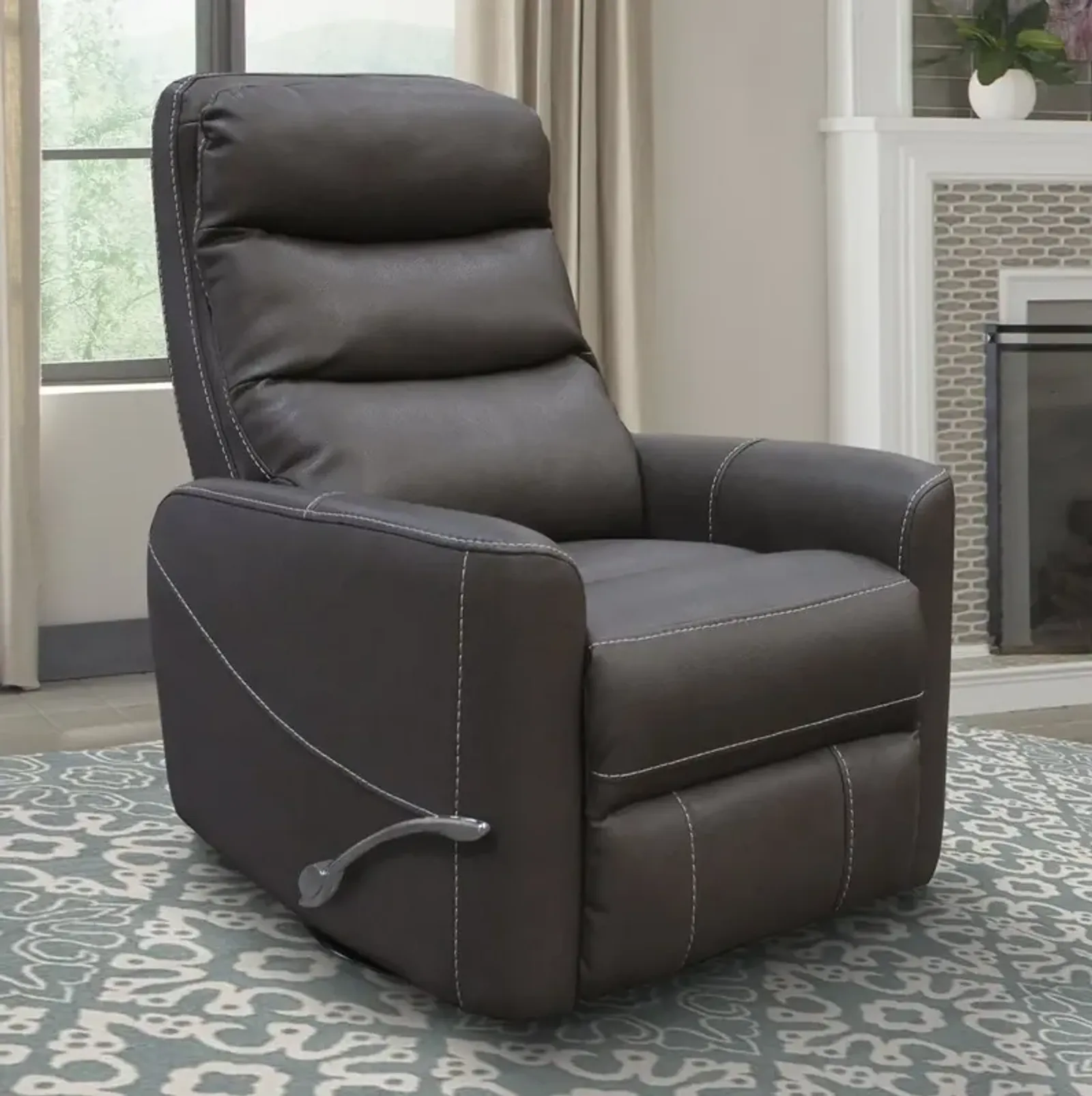 Parker House Hercules Haze Manual Swivel Glider Recliner