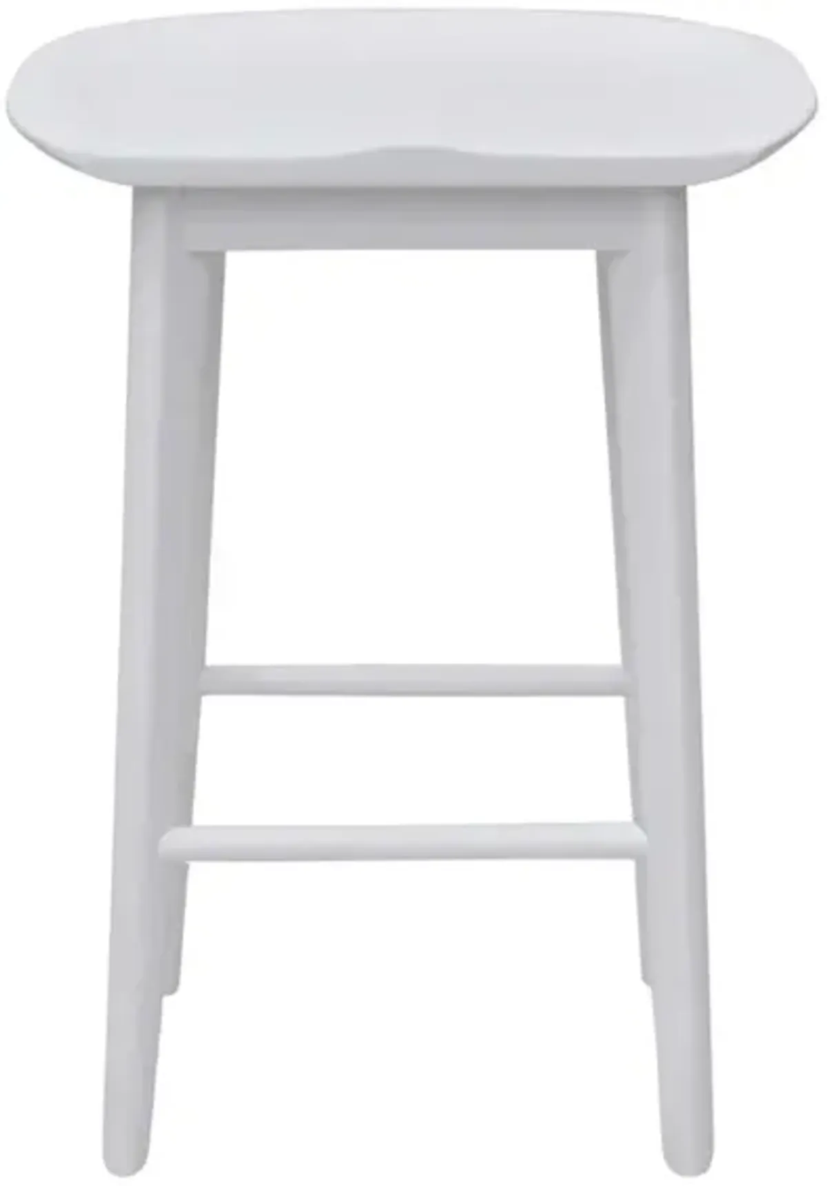 Steve Silver Hilton 24 Inch Backless Counter-Height Stool White