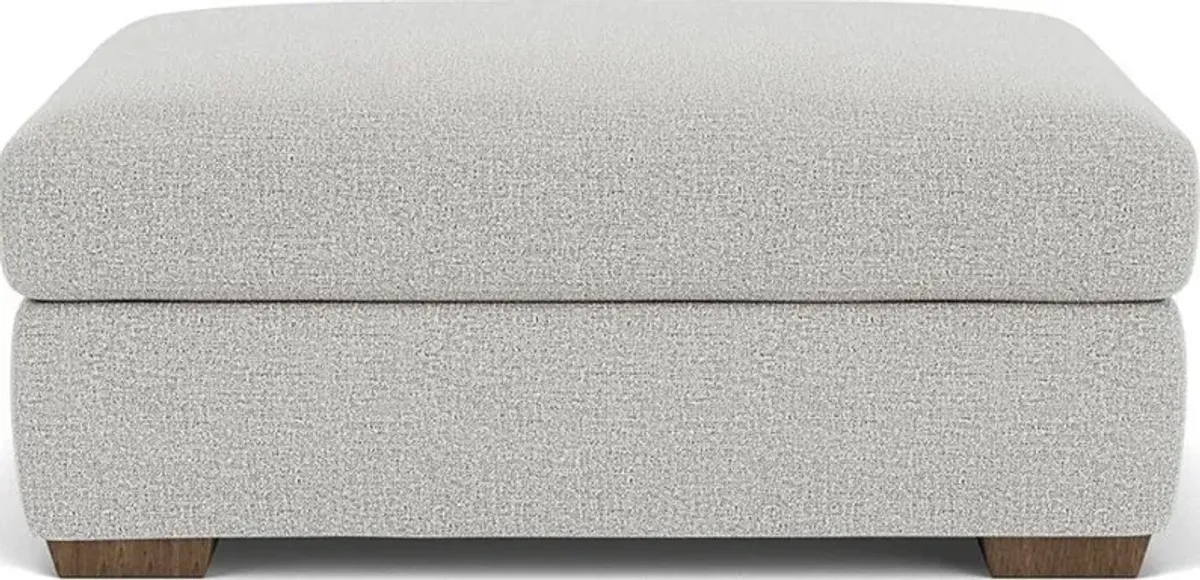 COLLINS SILVER GLACIER OTTOMAN