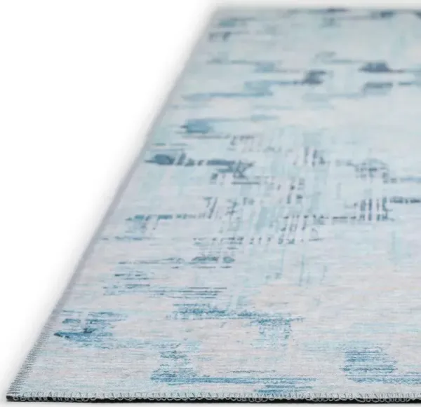Dalyn Abstract Watercolor Reflection 5'X8' Area Rug in Blue