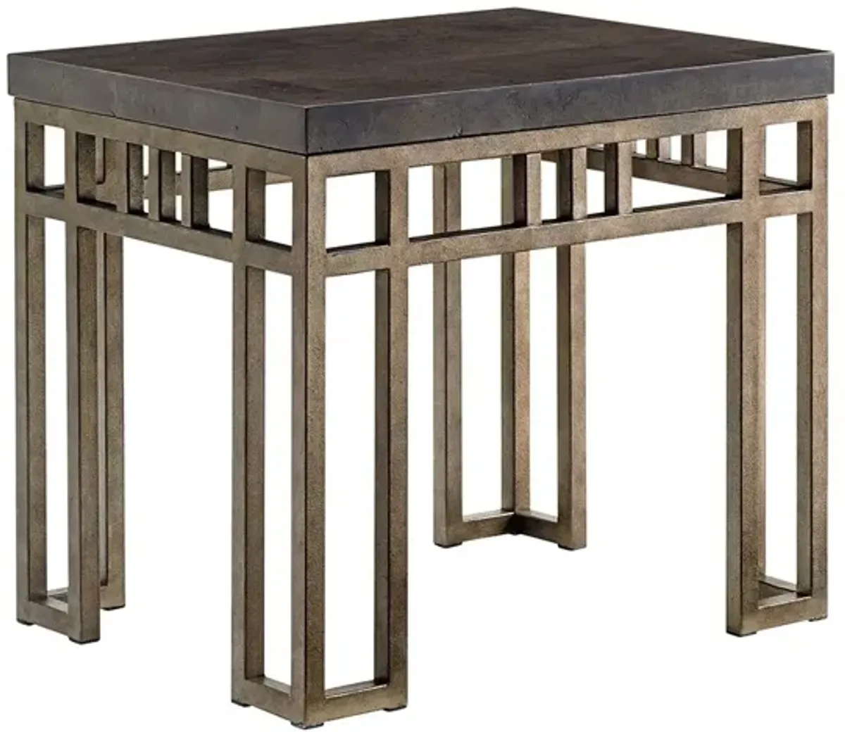 Tommy Bahama Home by Lexington Cypress Point Montera Travertine End Table