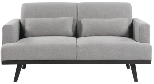 Blake Upholstered Track Arm Loveseat Sharkskin