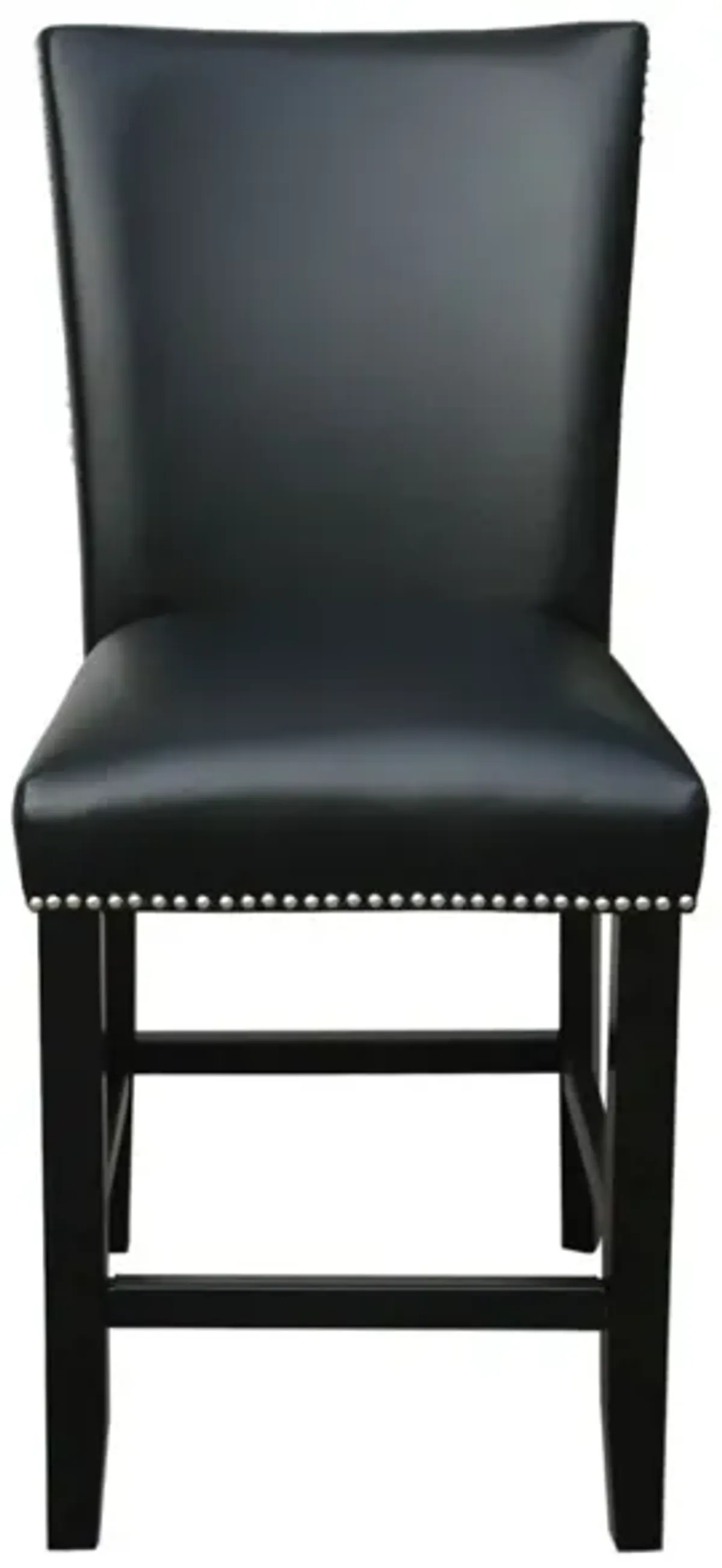 Steve Silver Camila 24 Inch Counter-Height Stool Black Leatherette