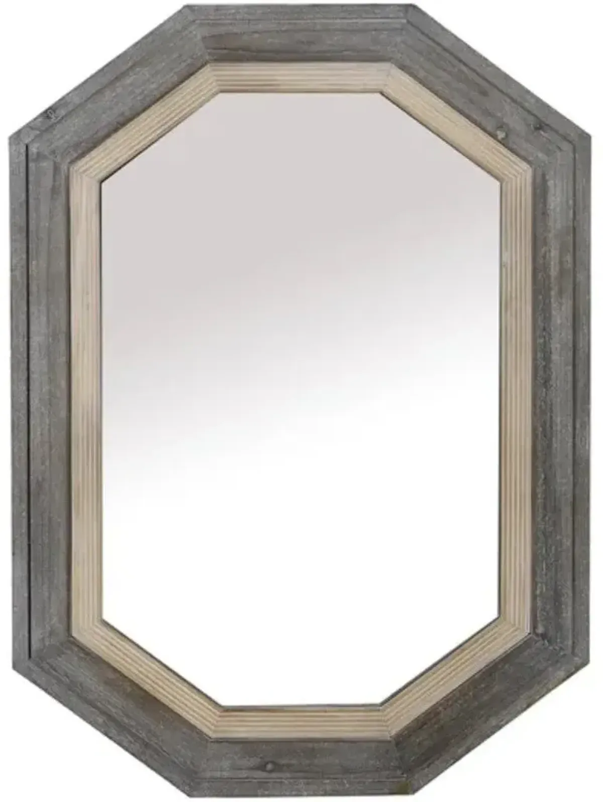 Crestview Jax Beige/Gray Wall Mirror