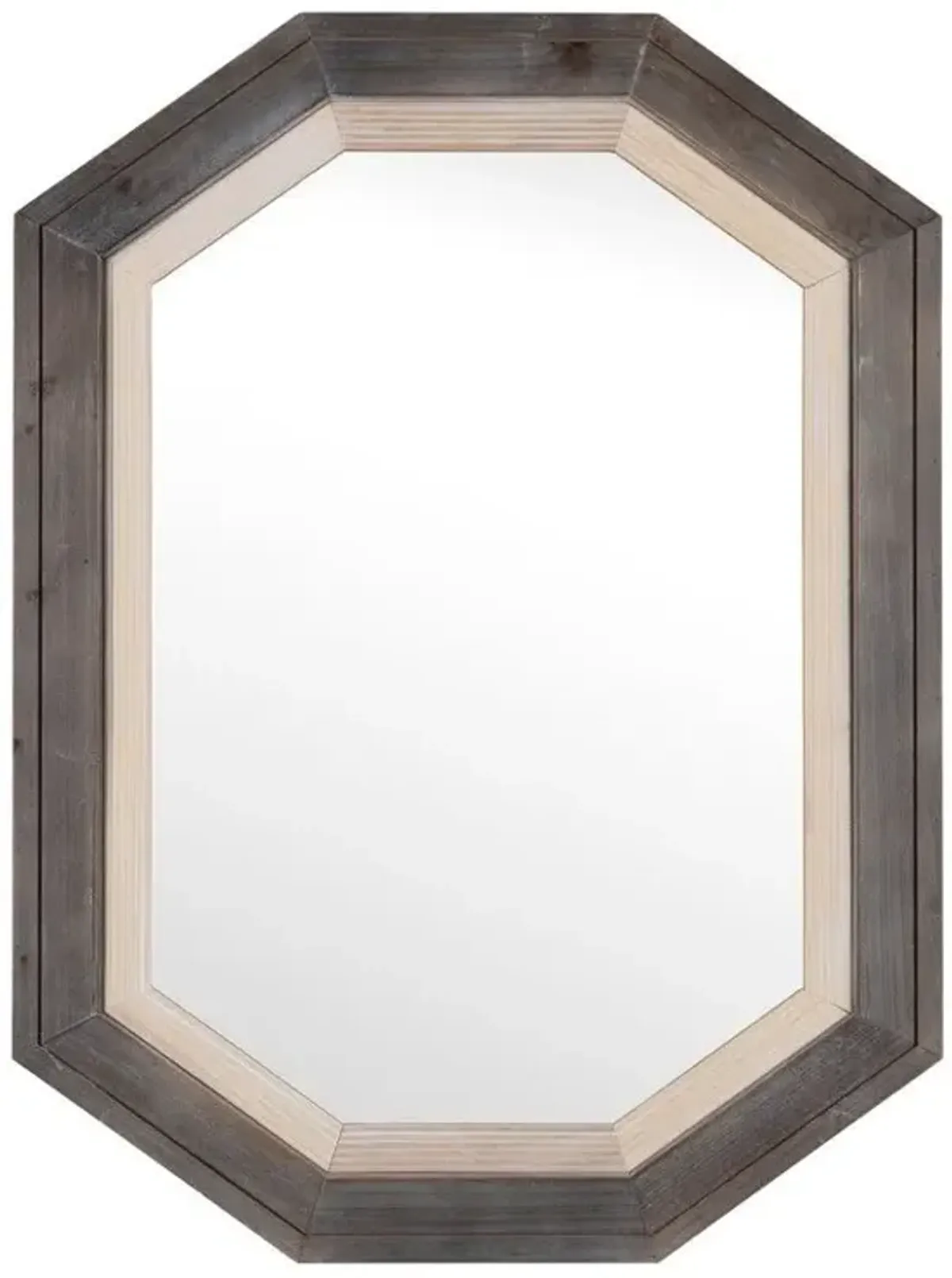 Crestview Jax Beige/Gray Wall Mirror