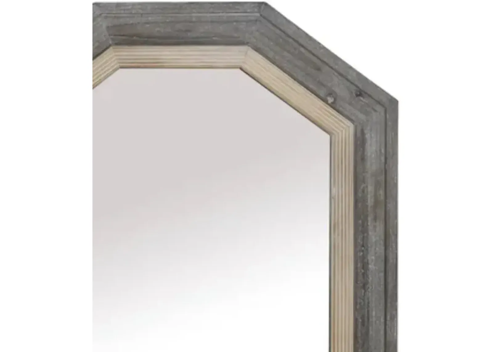 Crestview Jax Beige/Gray Wall Mirror