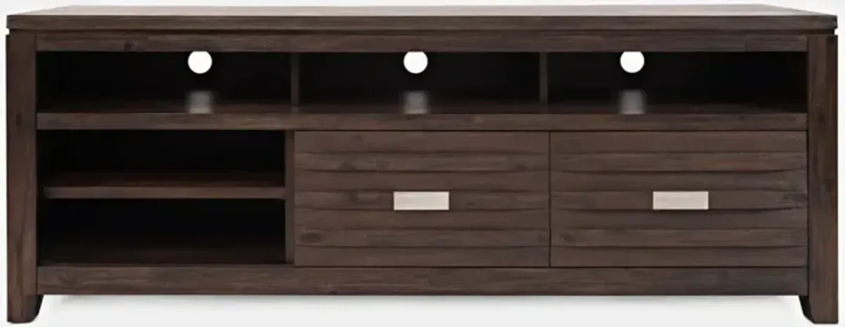 Jofran Altamonte 70 Inch Brushed Walnut Media Entertainment TV Stand