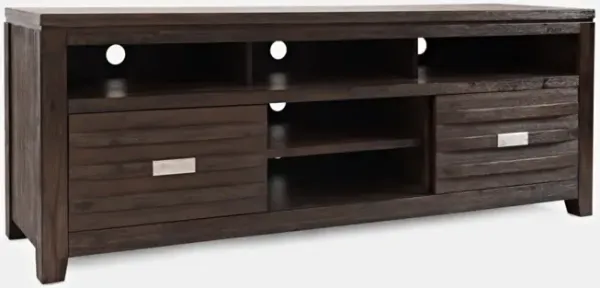 Jofran Altamonte 70 Inch Brushed Walnut Media Entertainment TV Stand