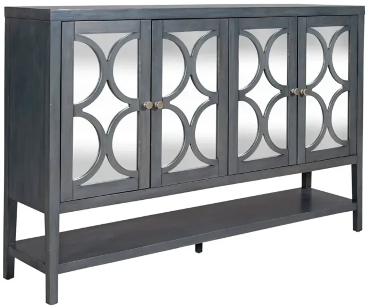 Liberty Furniture Circle View Blue Dusk Accent Cabinet