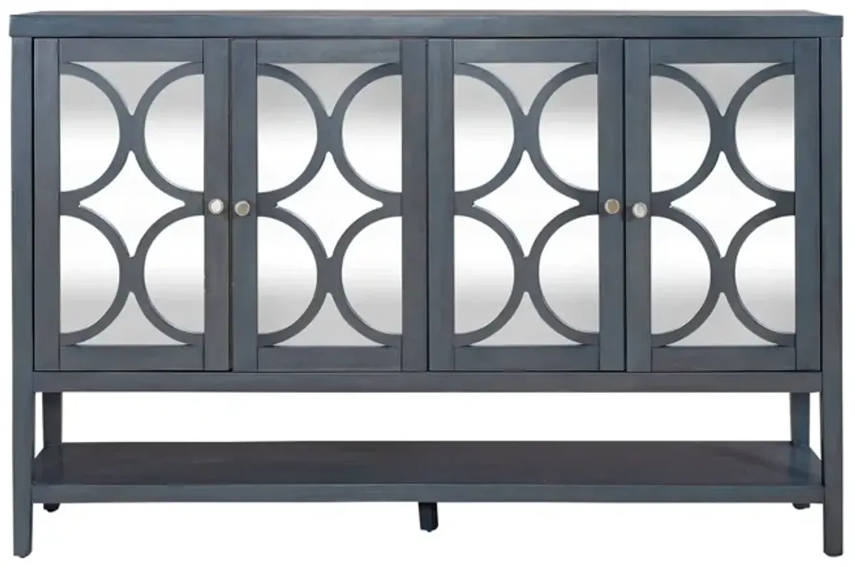 Liberty Furniture Circle View Blue Dusk Accent Cabinet