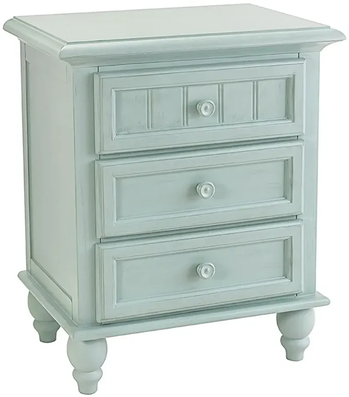 Madison Avenue Sea Haven Glacier Blue 2-Drawer Nightstand