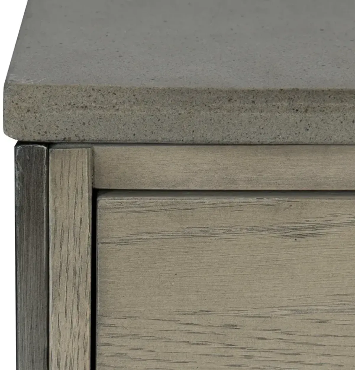 CARTWRIGHT MUSHROOM GRAY SIDE TABLE