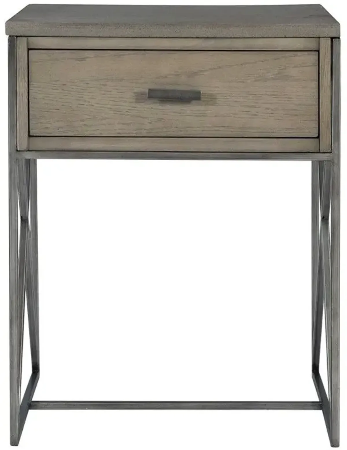 CARTWRIGHT MUSHROOM GRAY SIDE TABLE