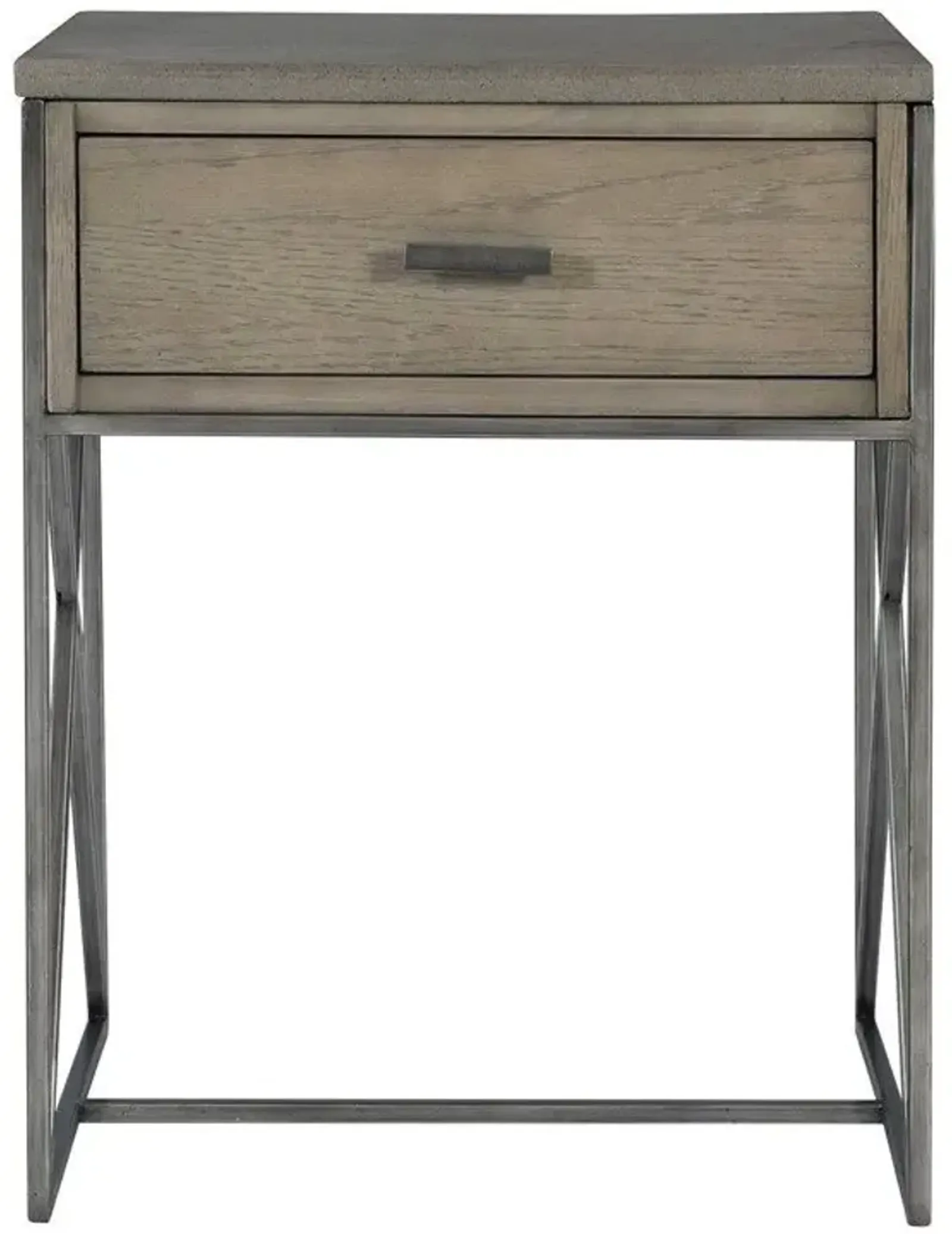 Uttermost Cartwright Mushroom Gray Side Table