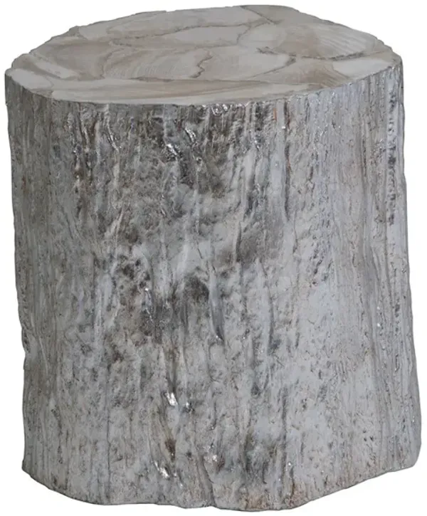Artistica Home by Lexington Signature Designs Trunk Segment Spot Table Silver Leaf