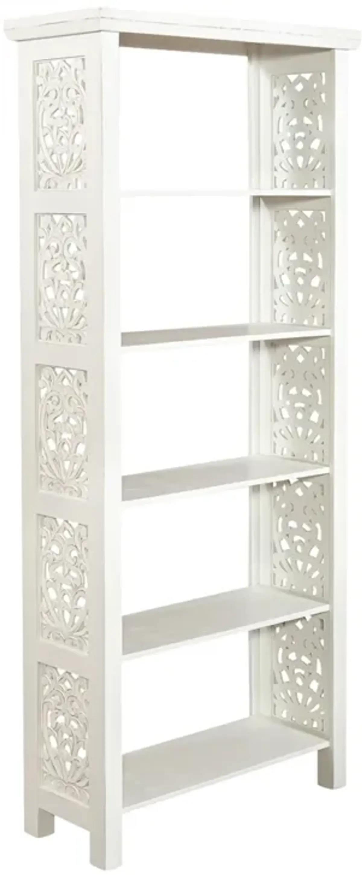 Liberty Furniture Trellis Lane Weathered White Accent Bookcase