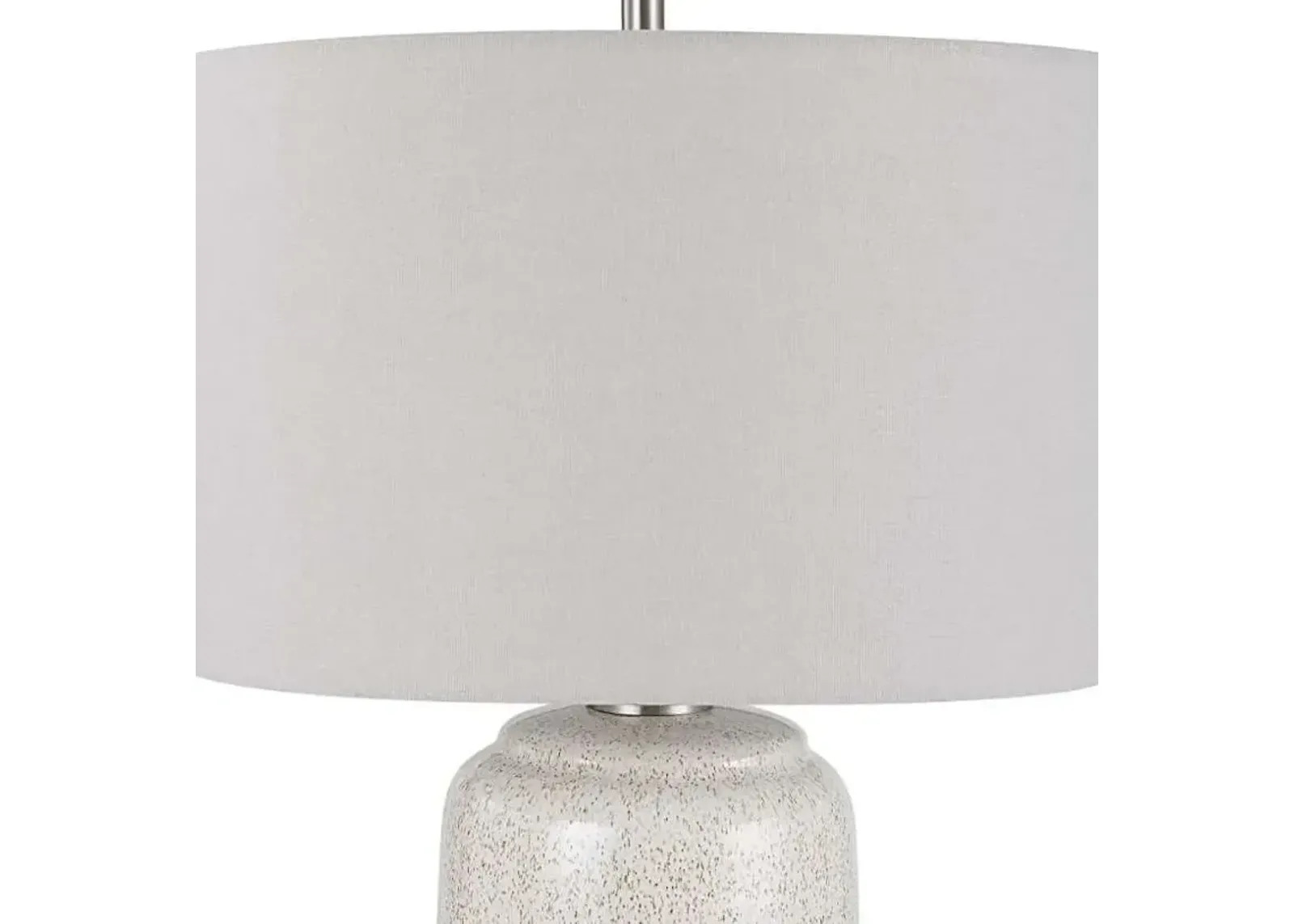 Uttermost Pinpoint Gray/Light Gray/White Table Lamp