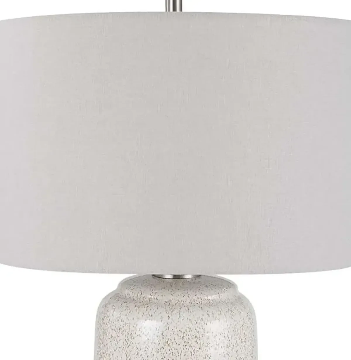 Uttermost Pinpoint Gray/Light Gray/White Table Lamp