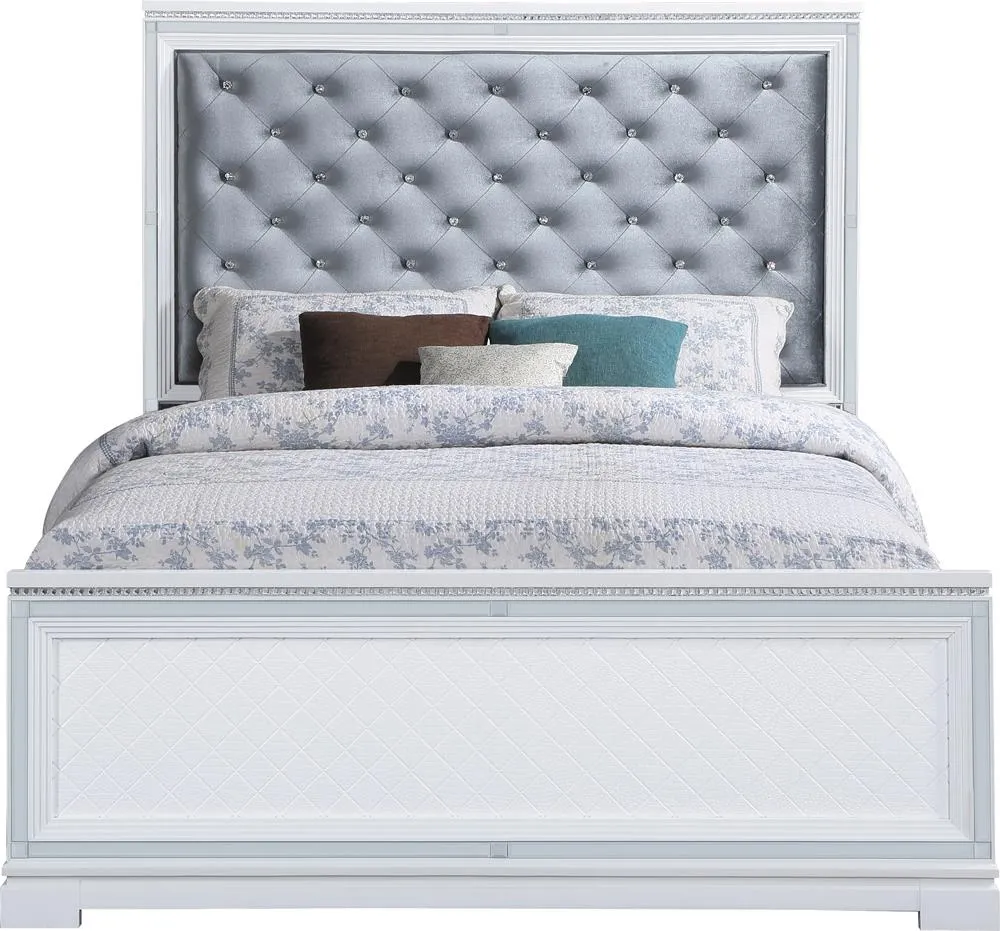 ELEANOR CALIFORNIA KING BED WHITE