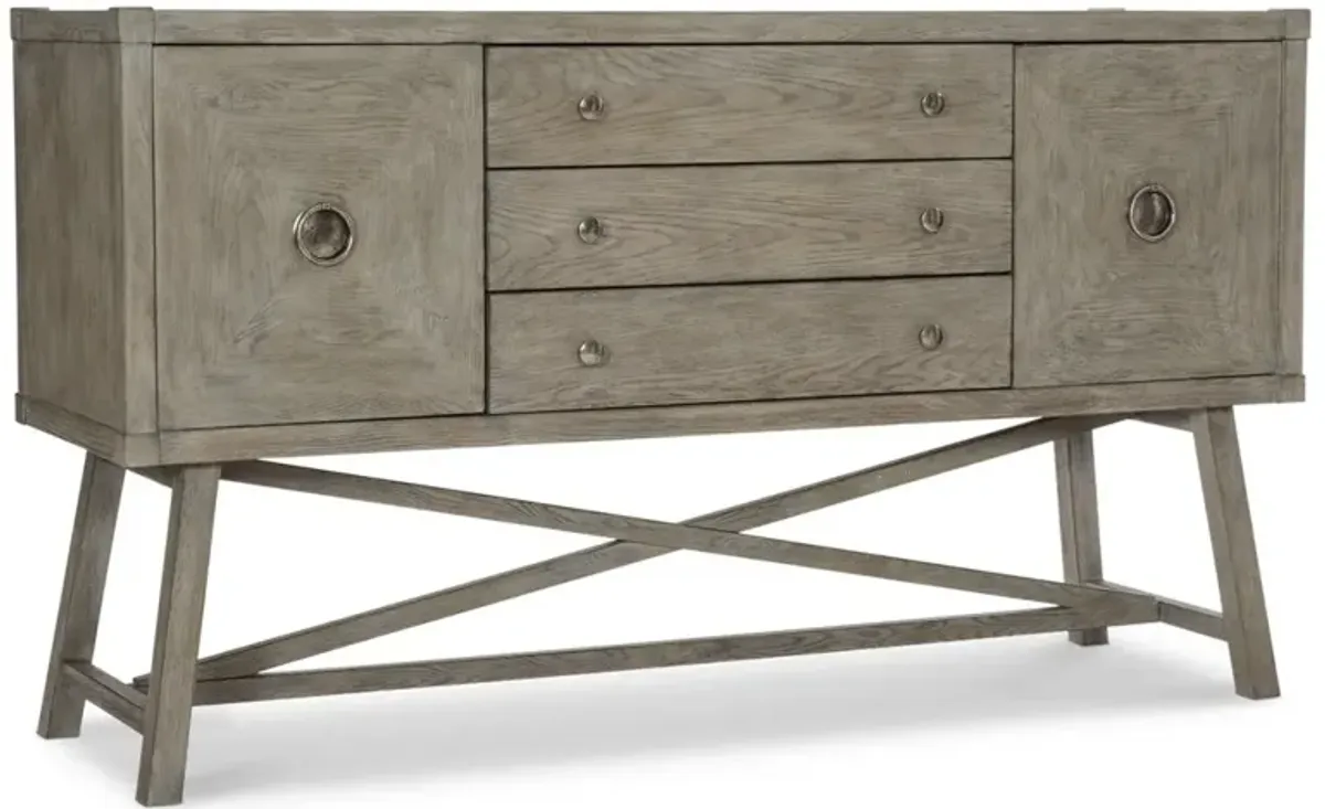 Bernhardt Albion White Oak 2-Door 3-Drawer Sideboard